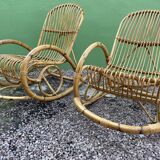 Rocking chair rattan