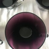 Set of 7 blown glass cups