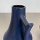 Ensemble de deux vases fat lava « noir-rouge » par Jopeko, Allemagne, moderne des années 70