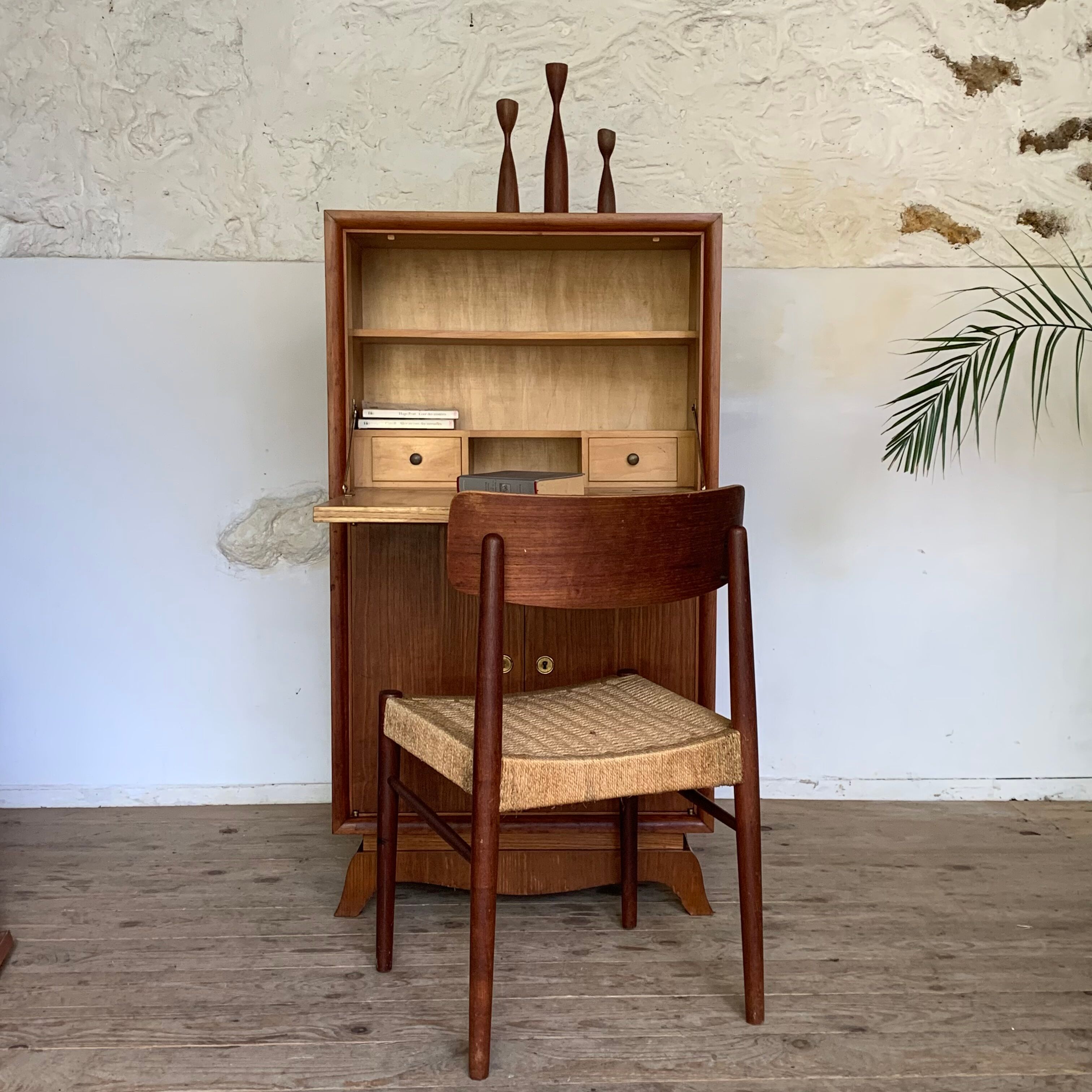 Bureau secrétaire vintage