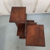 Shelf console harness in wood art deco