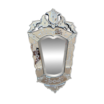 Venetian mirror made of Murano glass, early 20th century.
