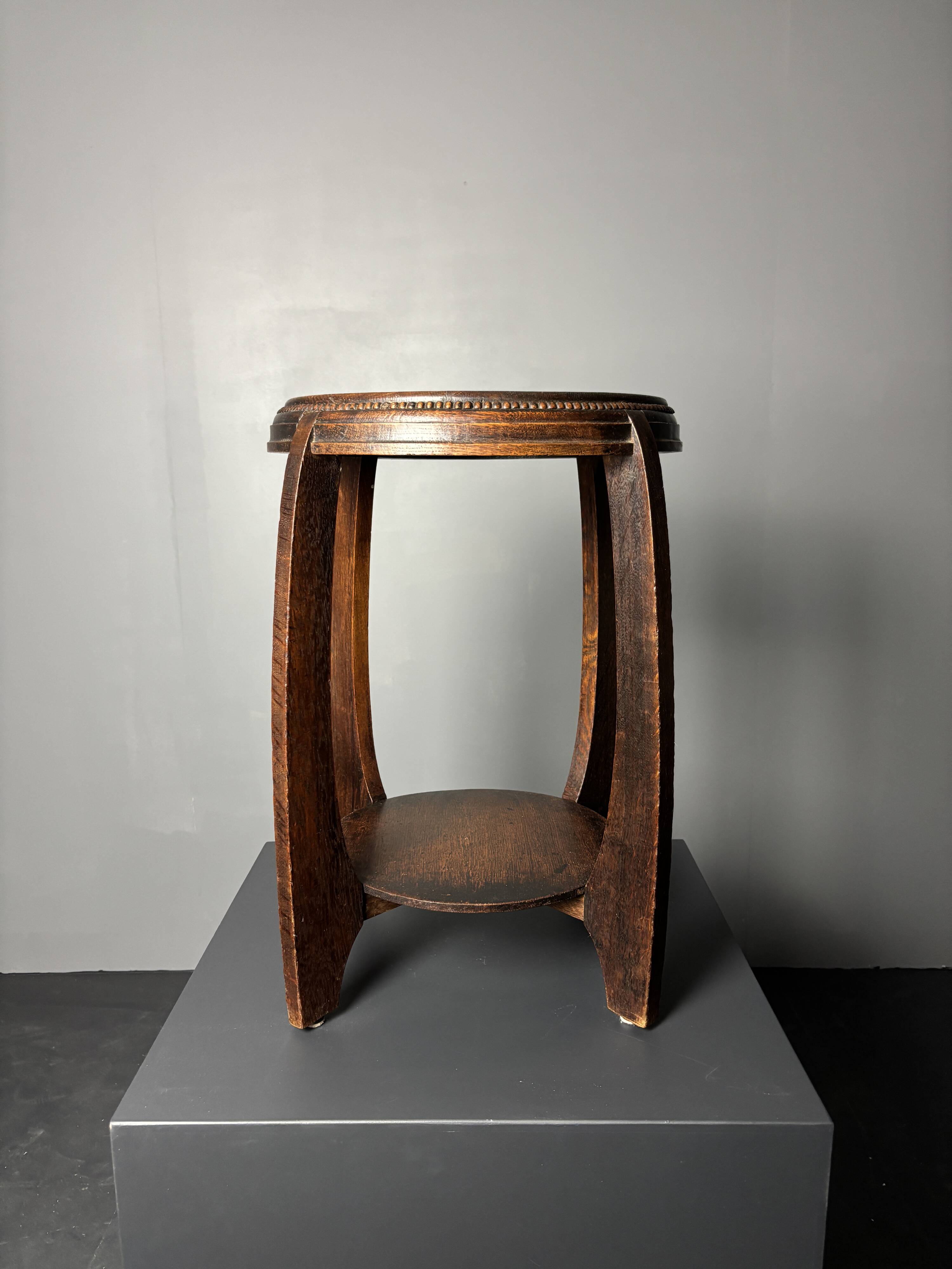 Dutch art deco Amsterdam school side table, 1930s