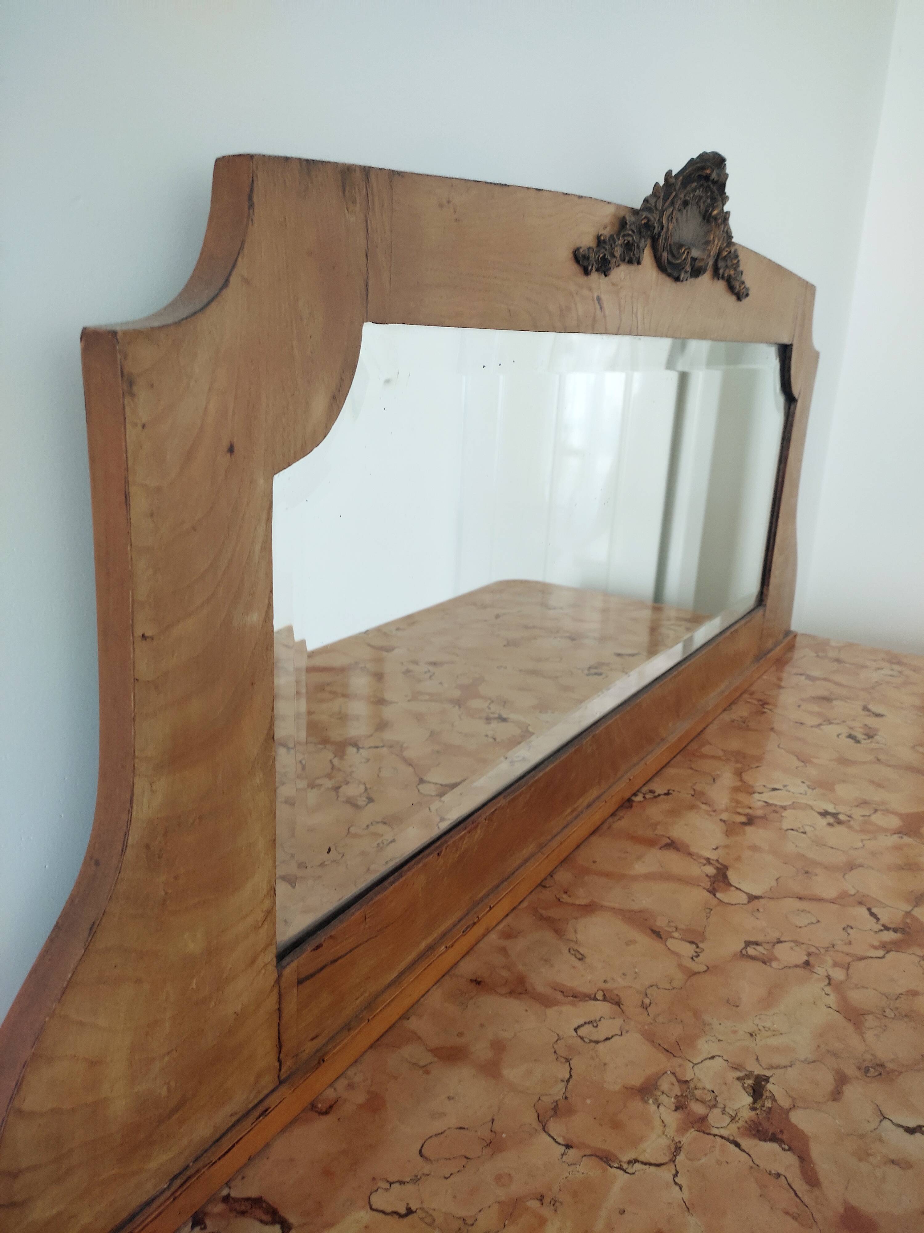 Louis XVI style wooden sideboard