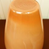 Iridescent blown glass vase