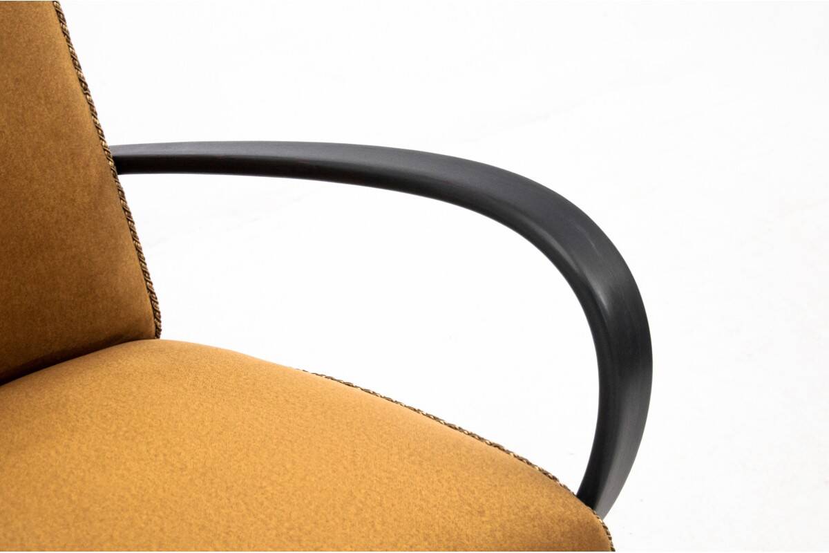 Paire de fauteuils Art Déco, design J. Halabala, République tchèque, années 1930