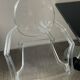 Ensemble Philippe Starck Kartell table à manger Top Top et 2 fauteuils Louis Ghost