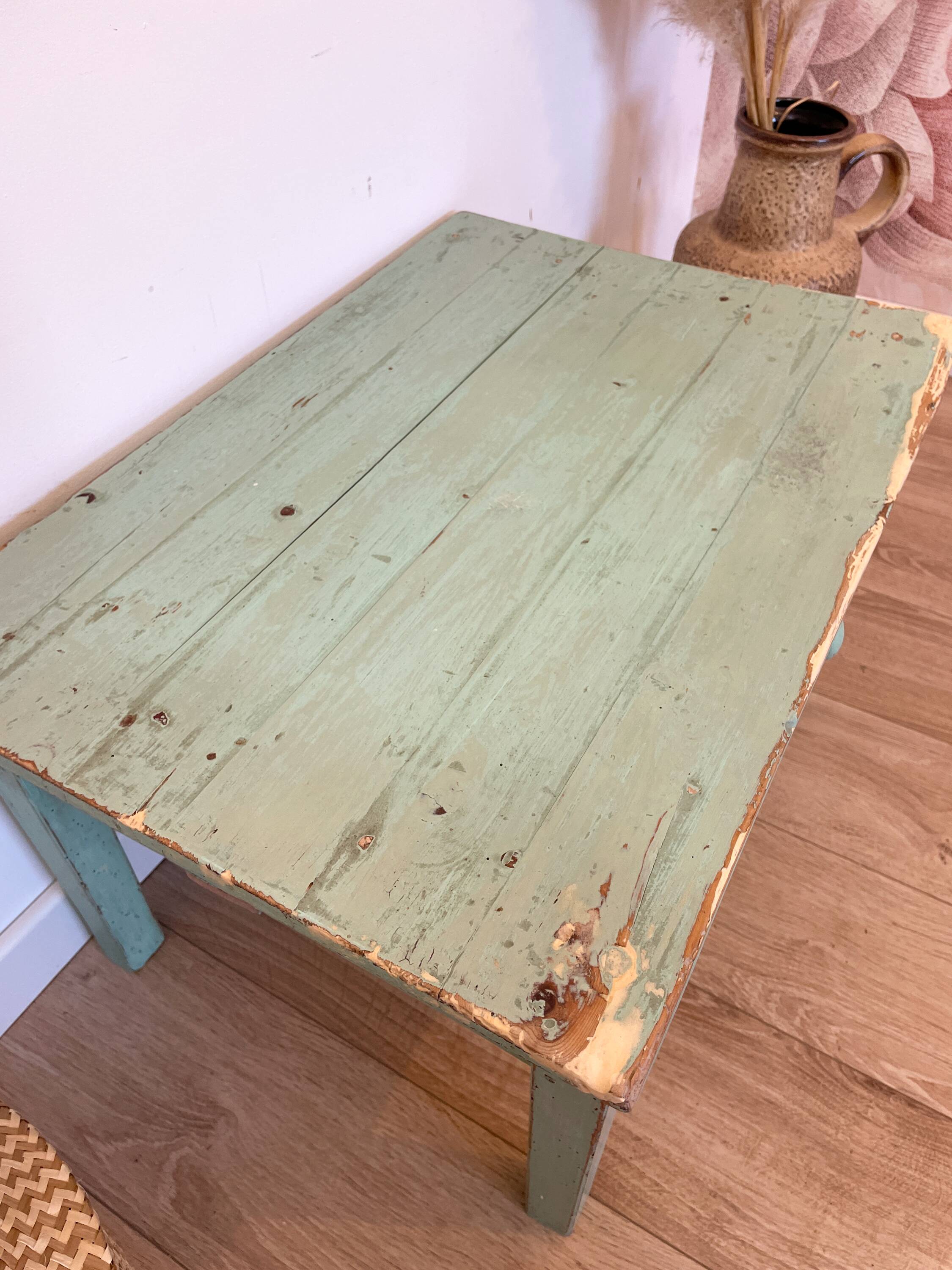 Mini table de ferme - Bureau enfant / Table d'appoint
