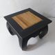 petite table d'appoint porte plante en bois massif