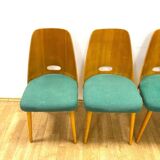 Set of 4 retro chairs, Brussels style, 1964, Czechoslovakia