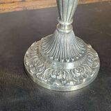 Pair of 1930s silver plated candlesticks