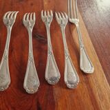 Christofle, Paris: Set of 12 Empire style table forks