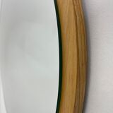 1970's Midcentury Round Wall Mirror, Czechoslovakia