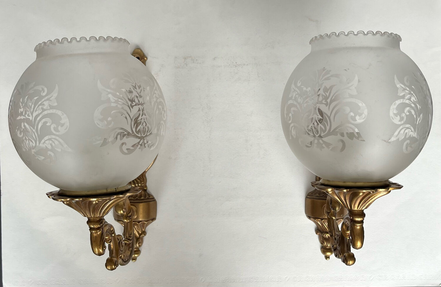 Pair of wall lights