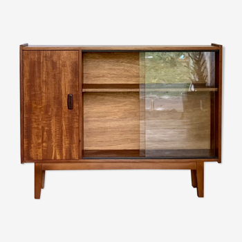 Library showcase vintage Scandinavian style teak