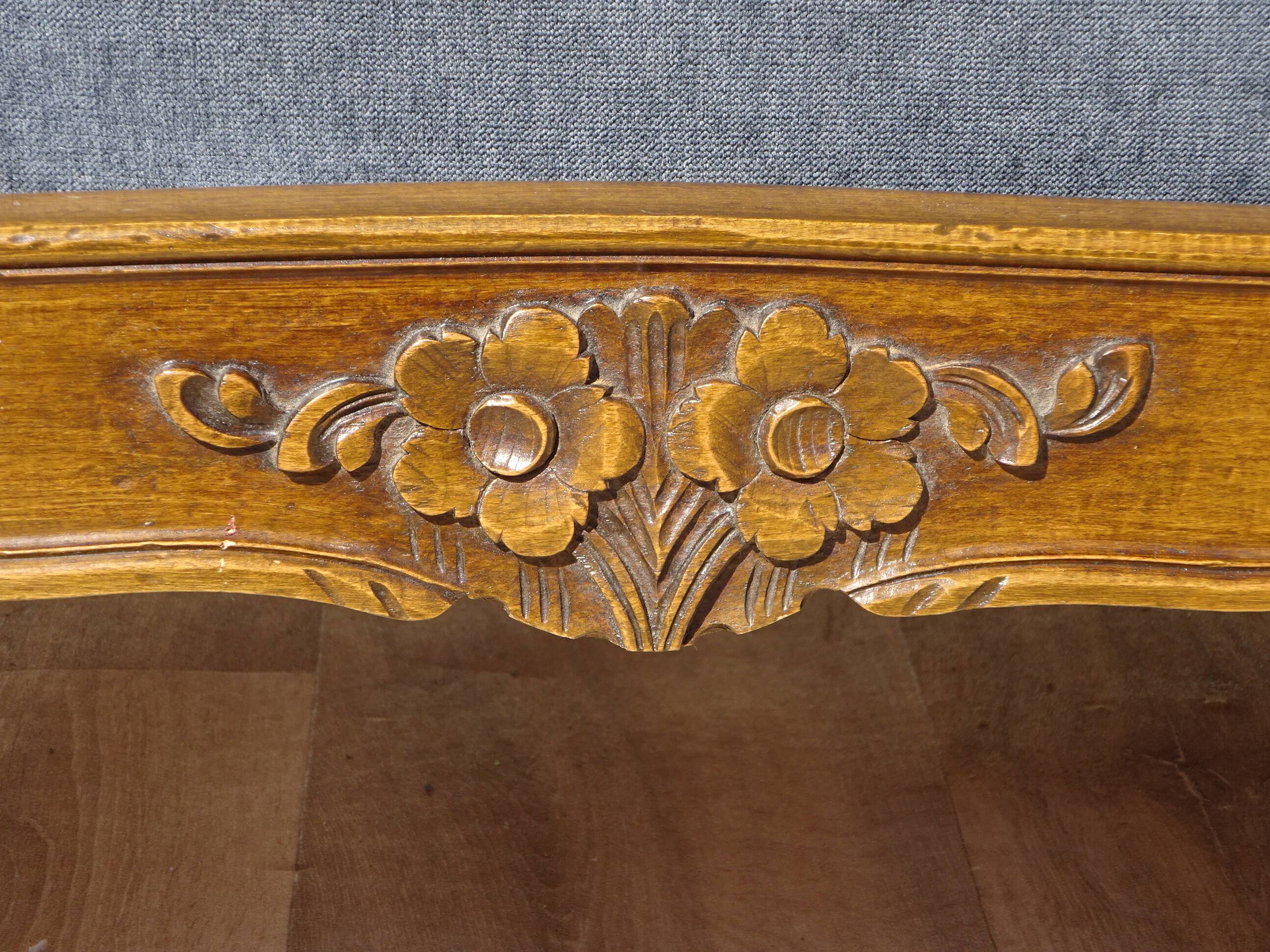 Antique sofa bed, in Louis XV style.