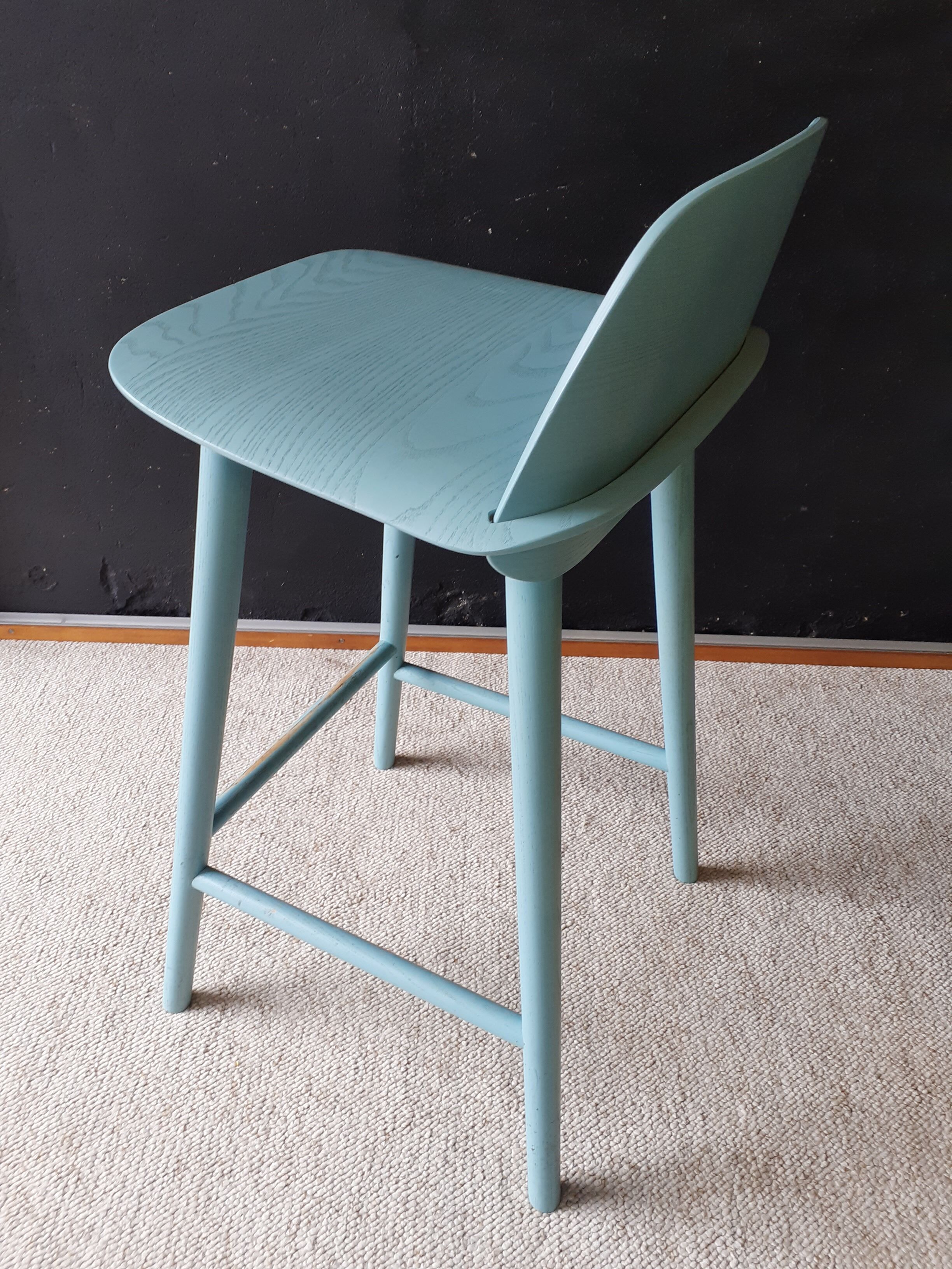 Set of 4 Danish bar stools design David Geckeler for MUUTO