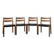 Vintage Danish Dining Chairs Model 84 Oak Niels O. Møller, 1960s, Set of 4