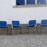 Série de 40 chaises de G. Piretti pour Castelli Anonima Castelli, Italie, années 1970