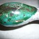Frying pan with fat lava and ceramic fish decor