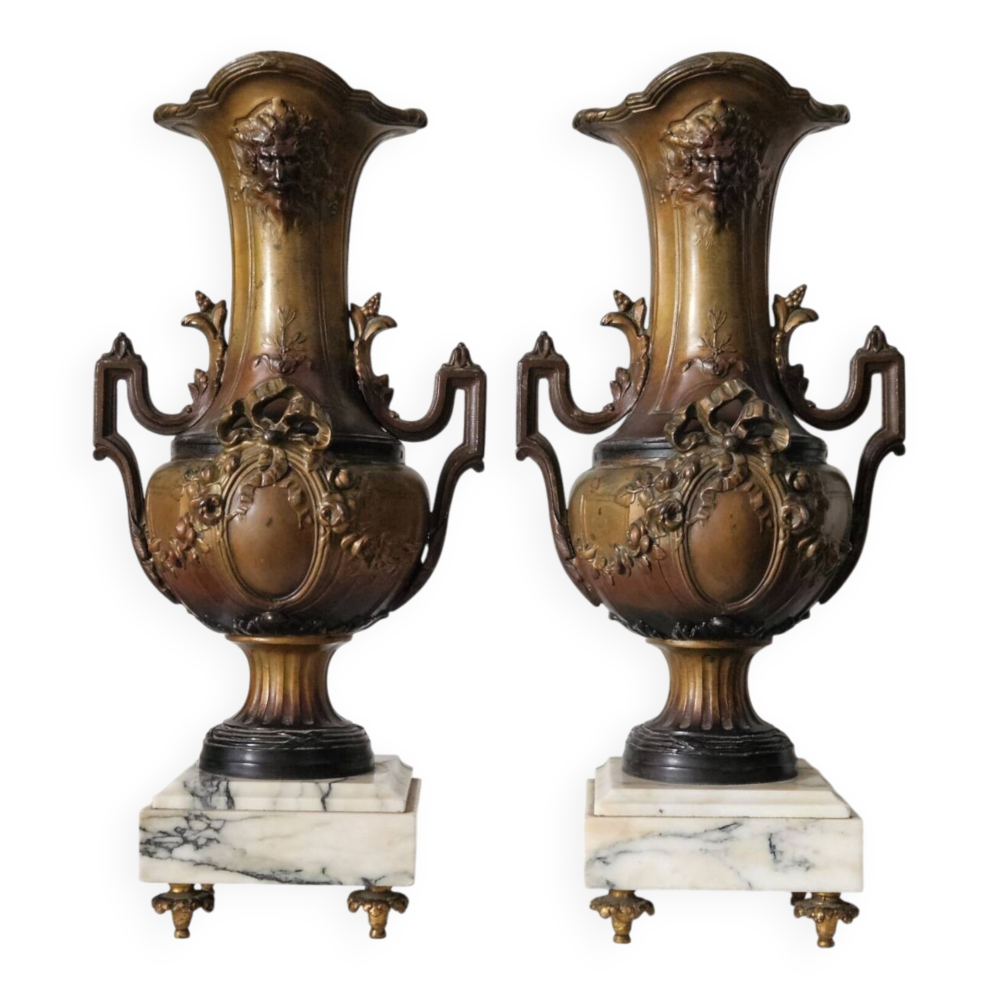 Pair of antique decorative vases