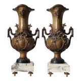 Pair of antique decorative vases