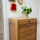 Curtain filing cabinet
