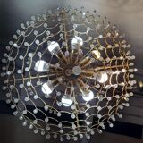 Vintage Italian Crystal Chandelier 8 Lights