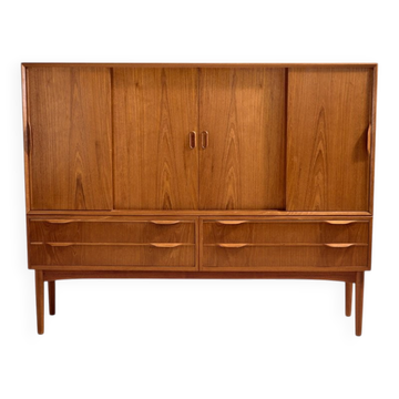 Enfilade en teck vintage, années 1960