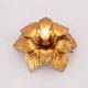Vintage Italian Gold Leaf Flush Mount Or Wall Sconce