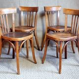 Set 4 chairs fischel bistro 30s/40s