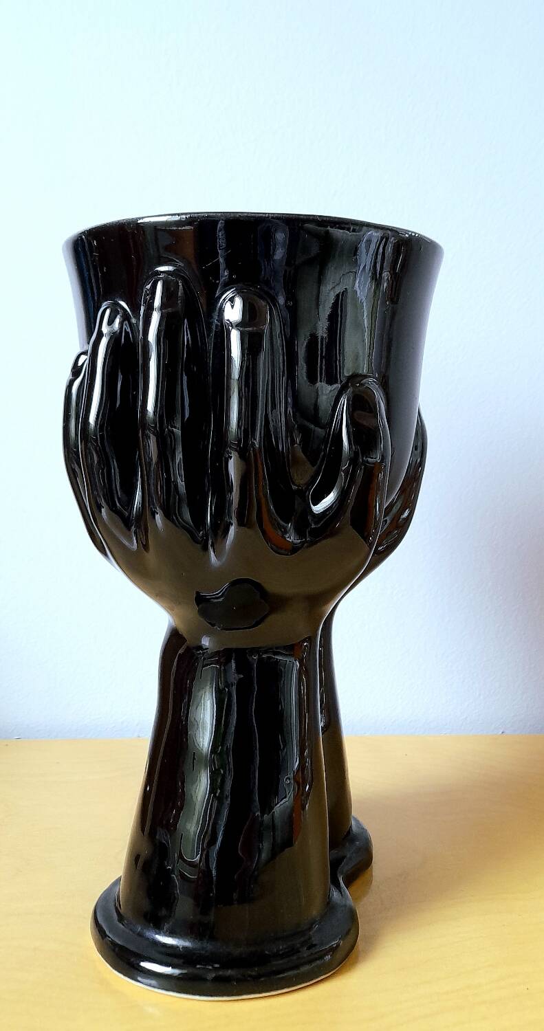 Hands planter, 1980.