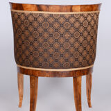 Restored Biedermeier Walnut Armchair, Vienna, Austria, 1820s