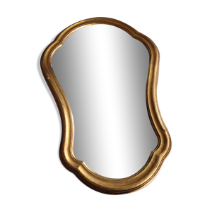 miroir en bois doré