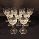 9 stemmed glasses