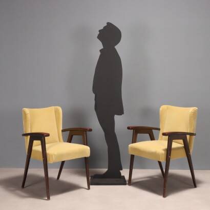 Paire de fauteuils des années 1960