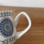 Set of 4 Spanish Pontesa porcelain cups and saucers