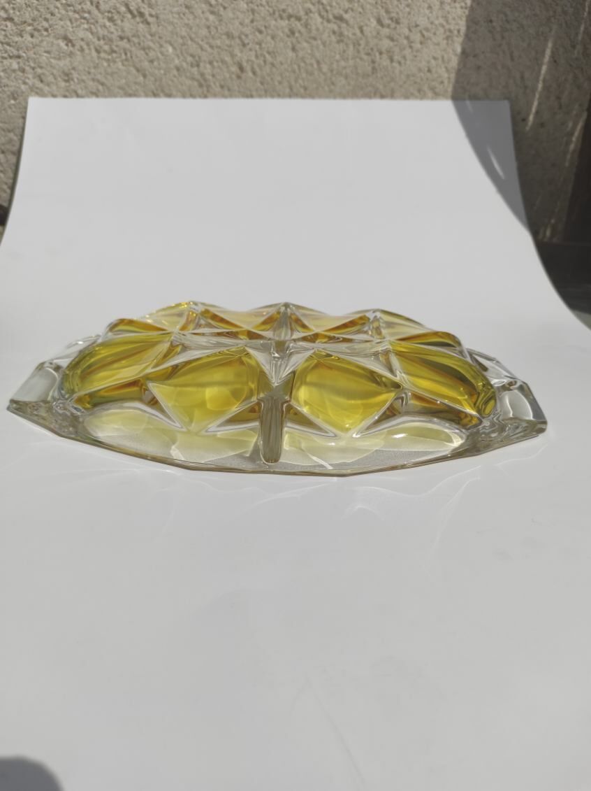 vintage dish Walther Kristallglas