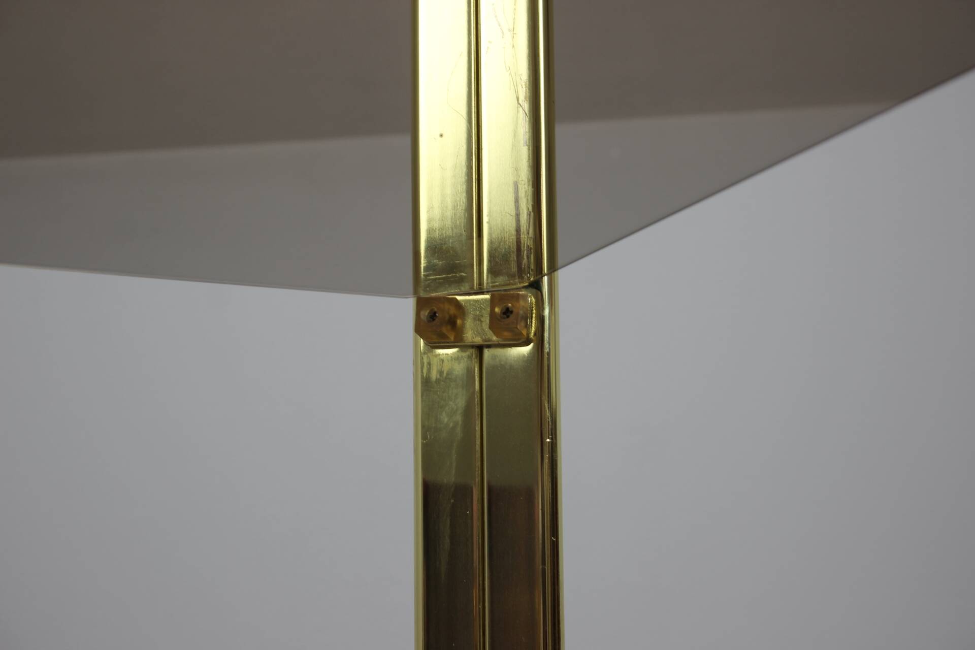 Mid-Century Brass and Smoked Glass Tea Table, 1970s, Germany