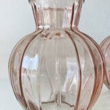 Paire de vases en verre