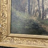 Pair of old paintings signed Henry – Countryside landscapes