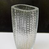 Mid Century Signed Glass Vase Kurt Wokan for Ingrid    - 18,5 cm tall