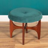 Retro Teak 1960s G Plan Fresco Stool By Viktor Wilkins