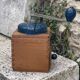 Peugeot Freres coffee grinder in wood and vintage blue metal