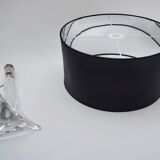 Lampe en cristal Saint Louis, signée, années 1950 environ, française