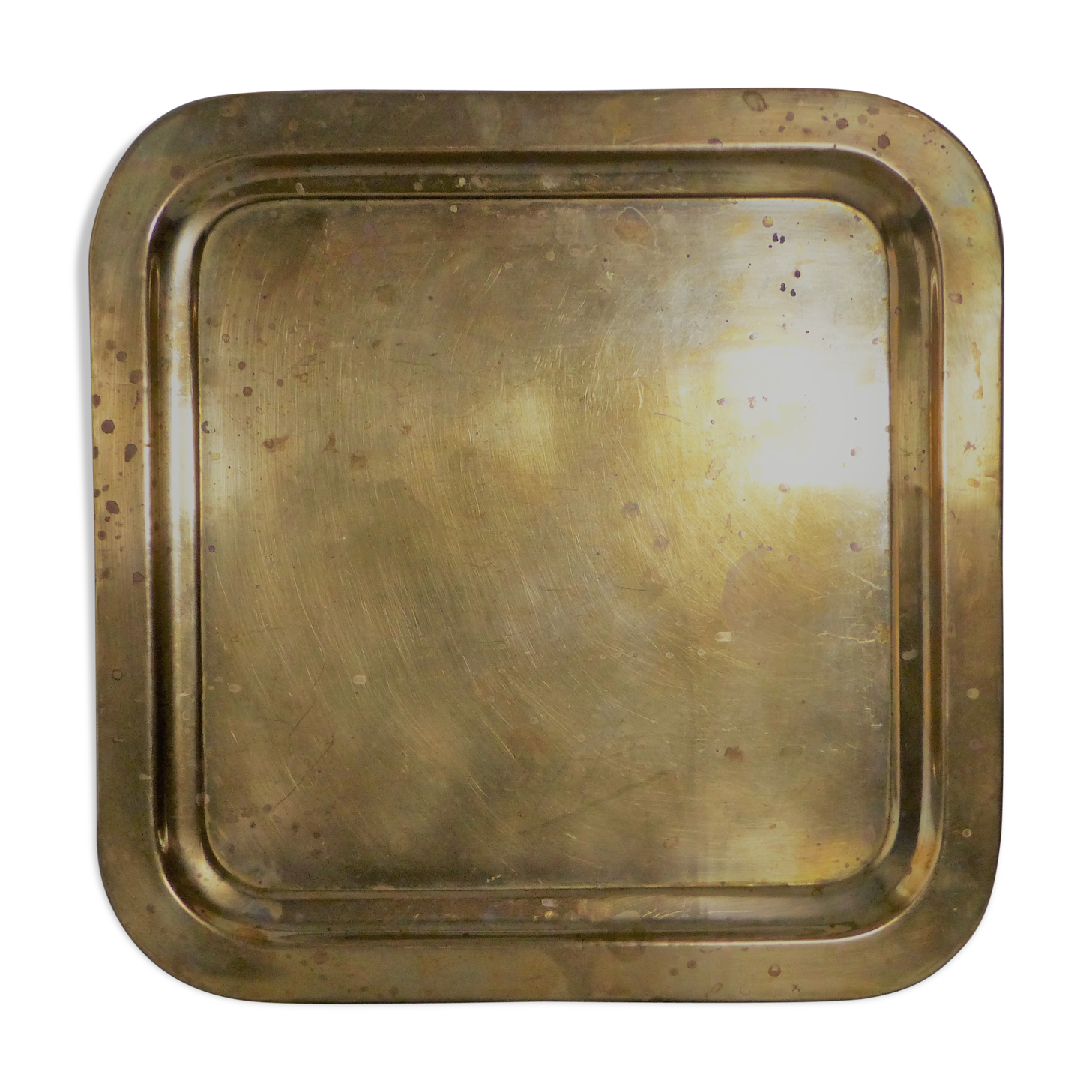 Brass square tray