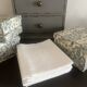 6 serviettes de table en damassé, monogramme