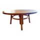 70s rattan coffee table
