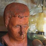 Young man's head original artist modeling