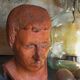 Young man's head original artist modeling